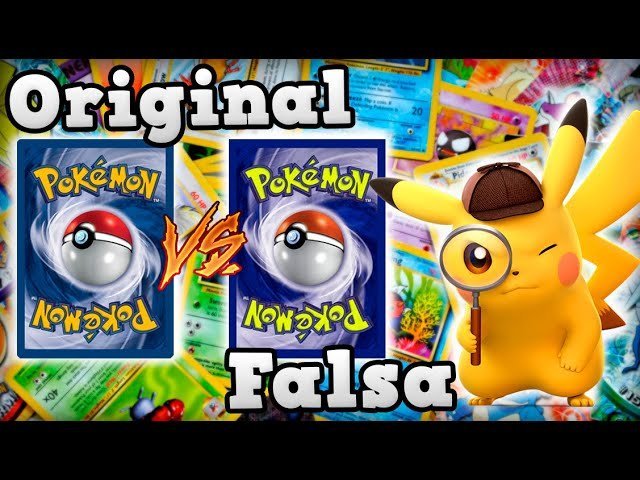 Carta de Pokemon original ou falsa
